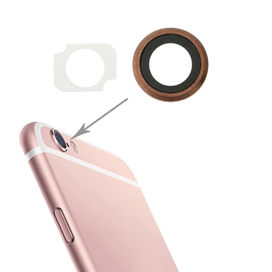 Cameralens-ring met flitserbeugel voor iPhone 6s Plus (rosé goud, 10 paar per set)