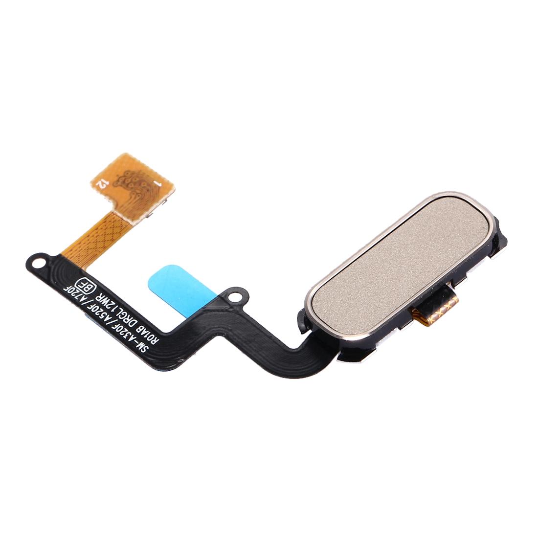 Homeknop-flexkabel met vingerafdruksensor voor Samsung Galaxy A3, A5 en A7 (2017) (Goud)