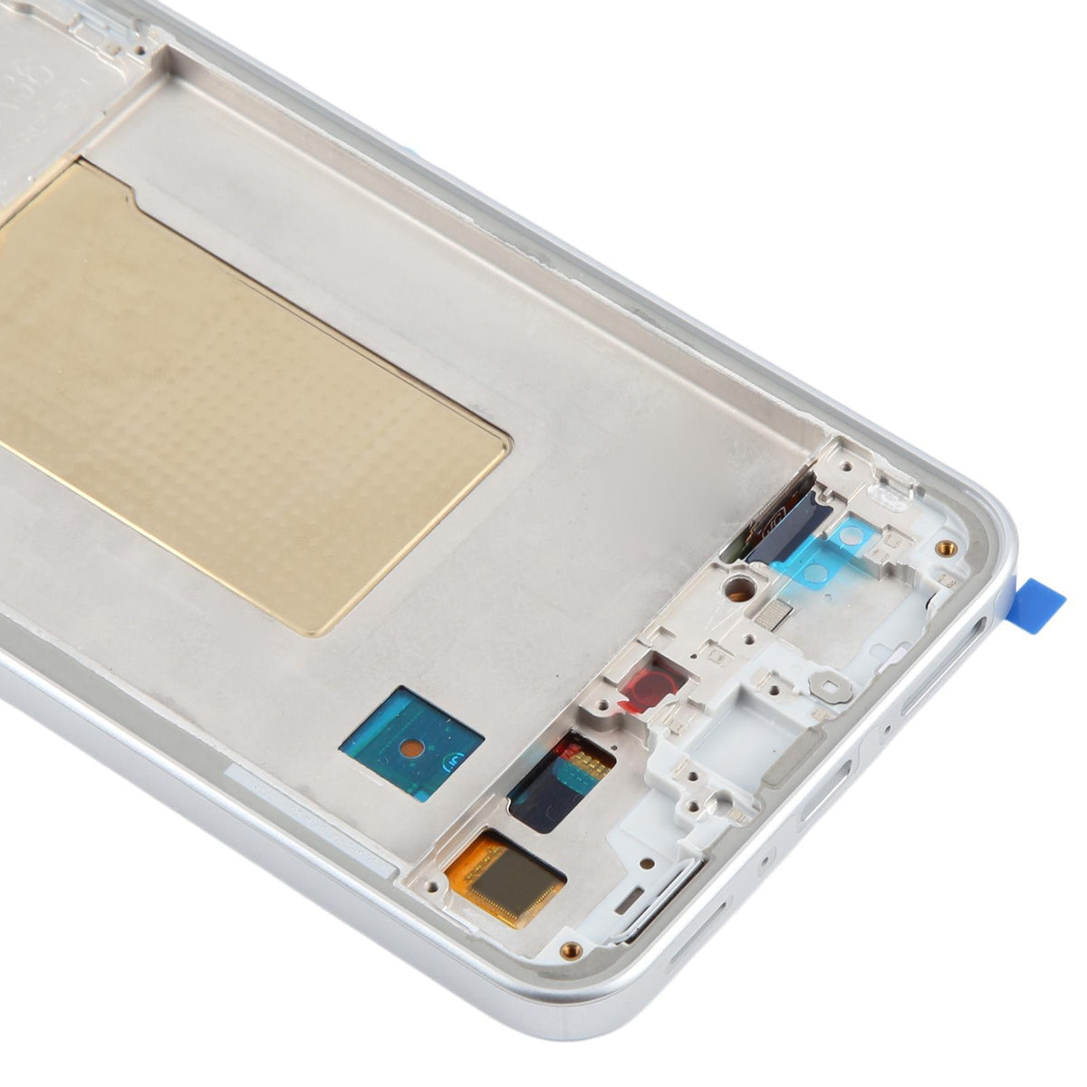 Display unit OLED voor Samsung Galaxy A36 (SM-A366B) met frame (wit)