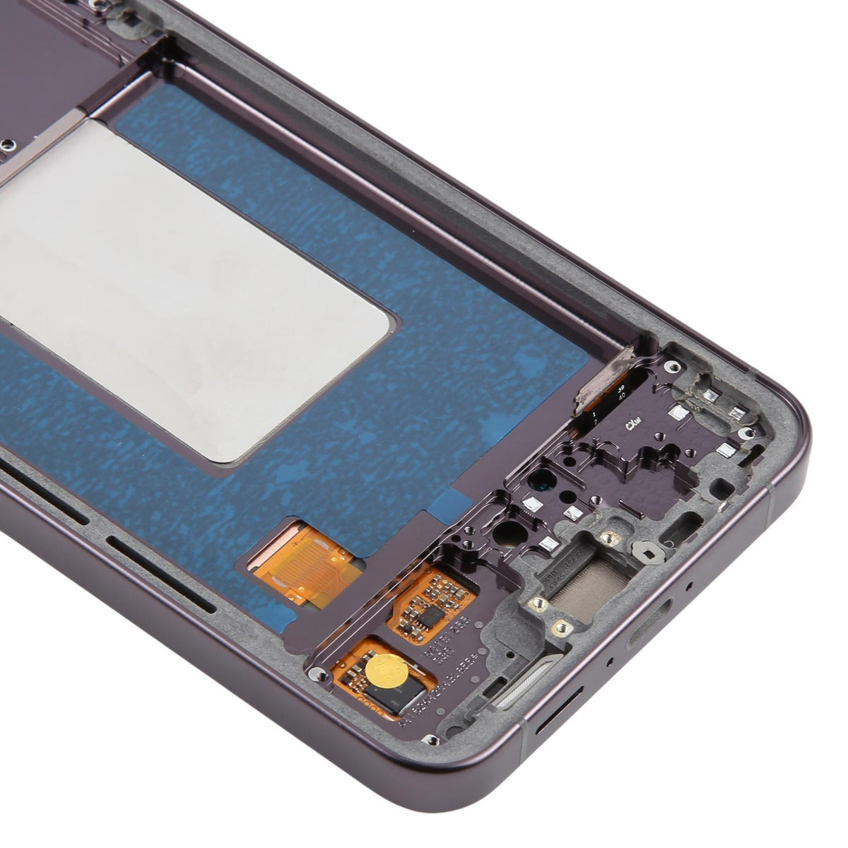 Display unit AMOLED voor Samsung Galaxy S24 FE (SM-S721B) met frame (zwart)