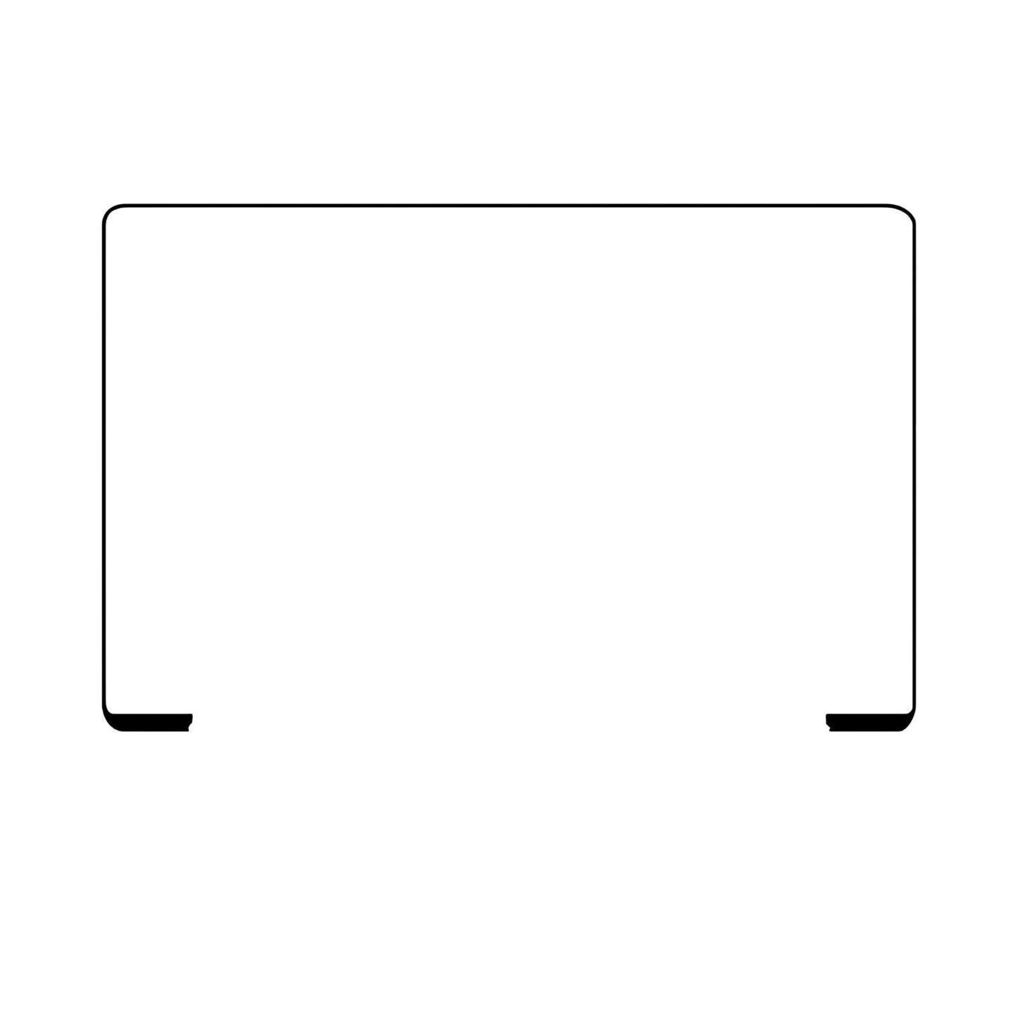 Schermrand-rubber voor MacBook Pro 13,3 inch A1708 A2159 A2251 A2289 A2338