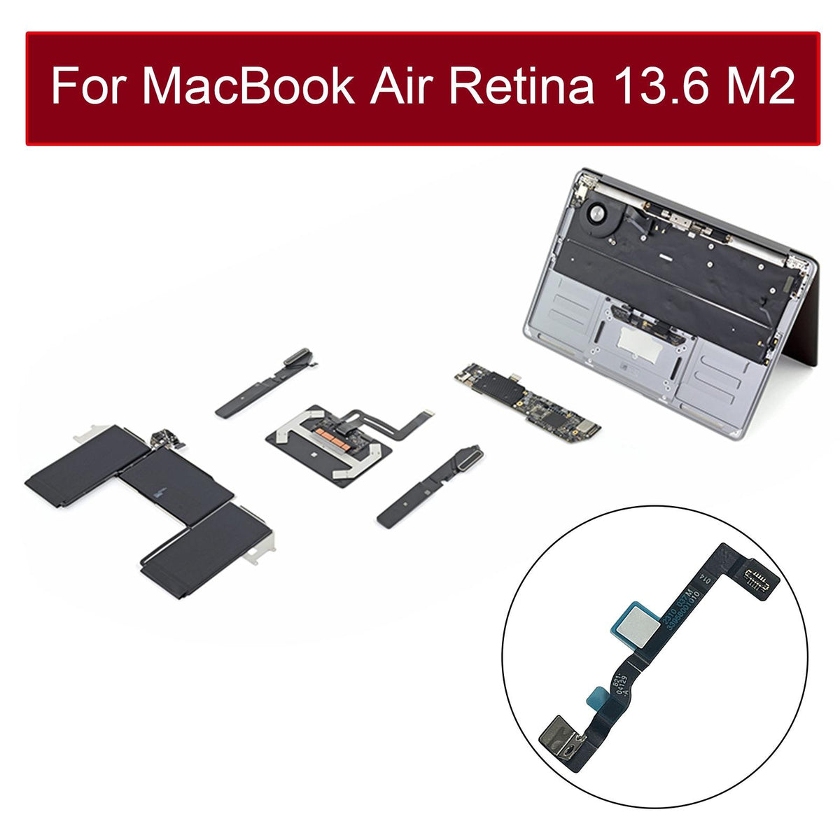 Schermdeksel-hoeksensor flexkabel voor MacBook Air 13,6 inch M2 A2681