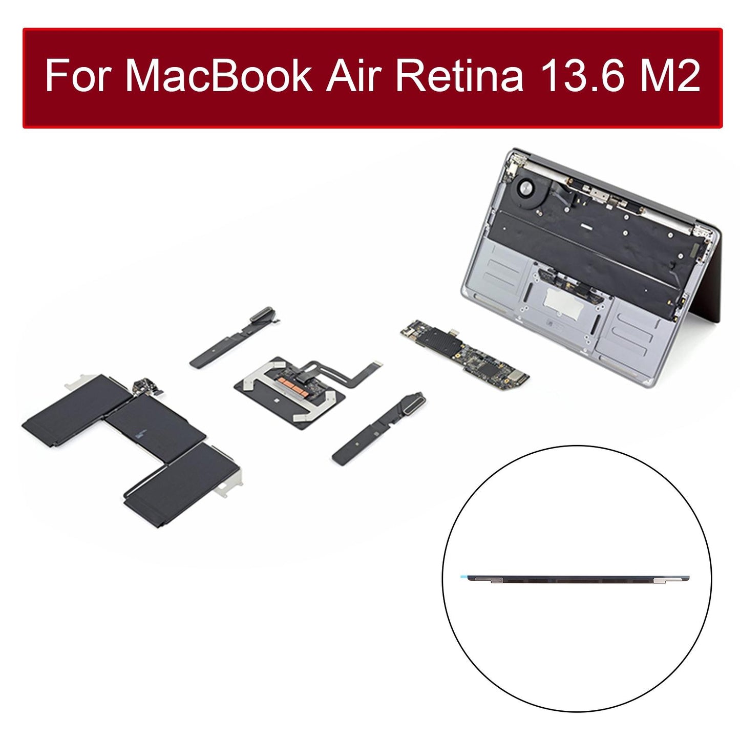 Beeldschermrand (bezel) voor MacBook Air 13.6 A2681 2022