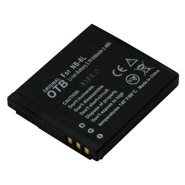 Accu Canon NB-8L Li-ion 650 mAh