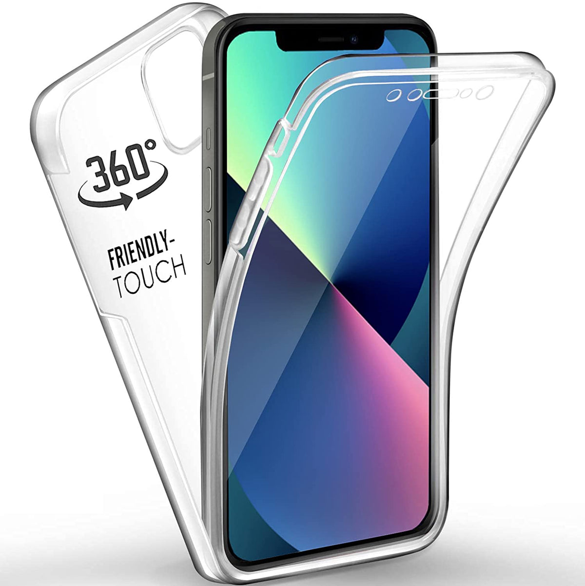 Apple iPhone 13 Mini TPU hoesje voor + achter