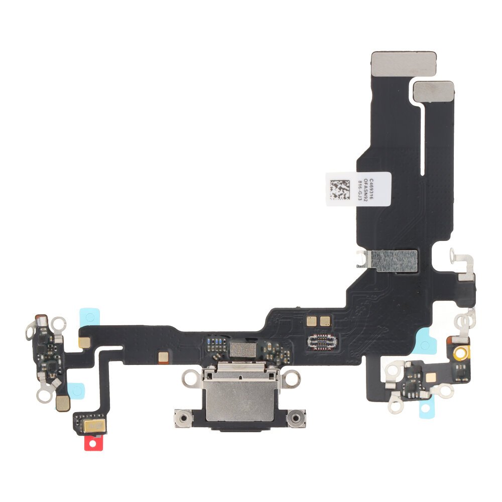 Apple iPhone 15 oplaad poort flex kabel zwart