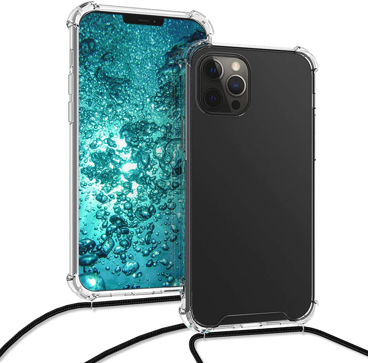 Apple iPhone 15 Plus crossbody hoesje met draag koord
