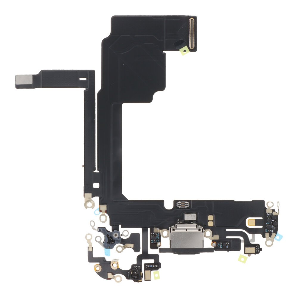 Apple iPhone 15 Pro oplaad poort flex kabel zwart