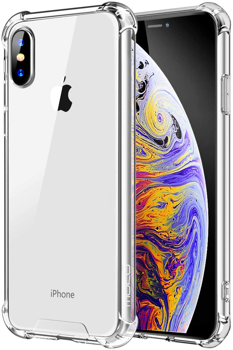Apple iPhone XS hoesje met stevige hoeken