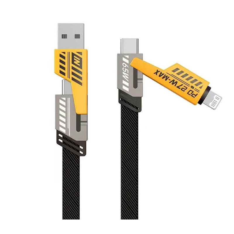 AWEI CL-226 4 in 1 (USB-C / Lightning / USB) laadkabel - 65W