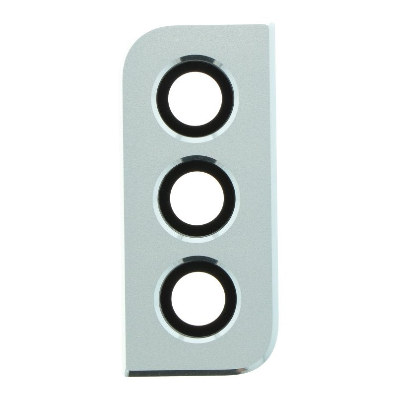 Back camera lens cover en bezel Samsung Galaxy S21+ zilver