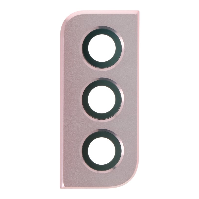Back camera lens cover en bezel Samsung Galaxy S21 roze