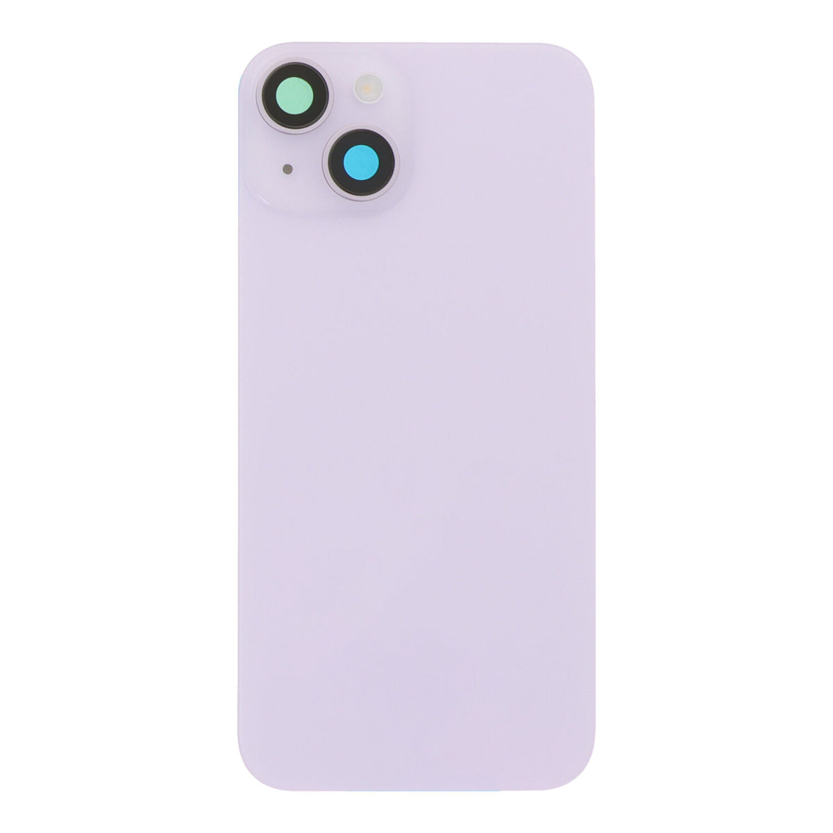 Back cover - achterkant iPhone 14 met cameralenzen en MagSafe magneetring paars