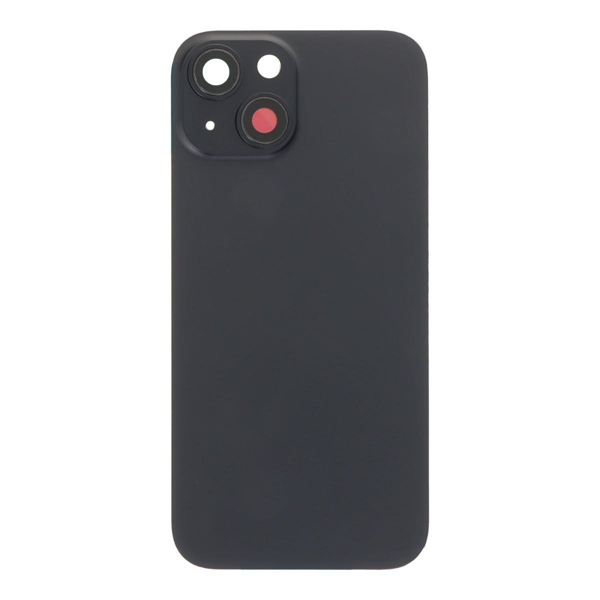 Back cover - achterkant iPhone 15 met cameralenzen en MagSafe magneetring zwart