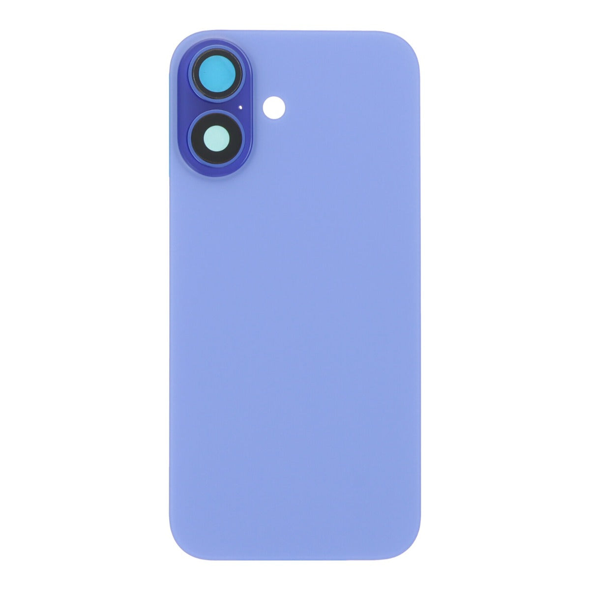 Back cover - achterkant iPhone 16 met cameralenzen en MagSafe magneetring blauw