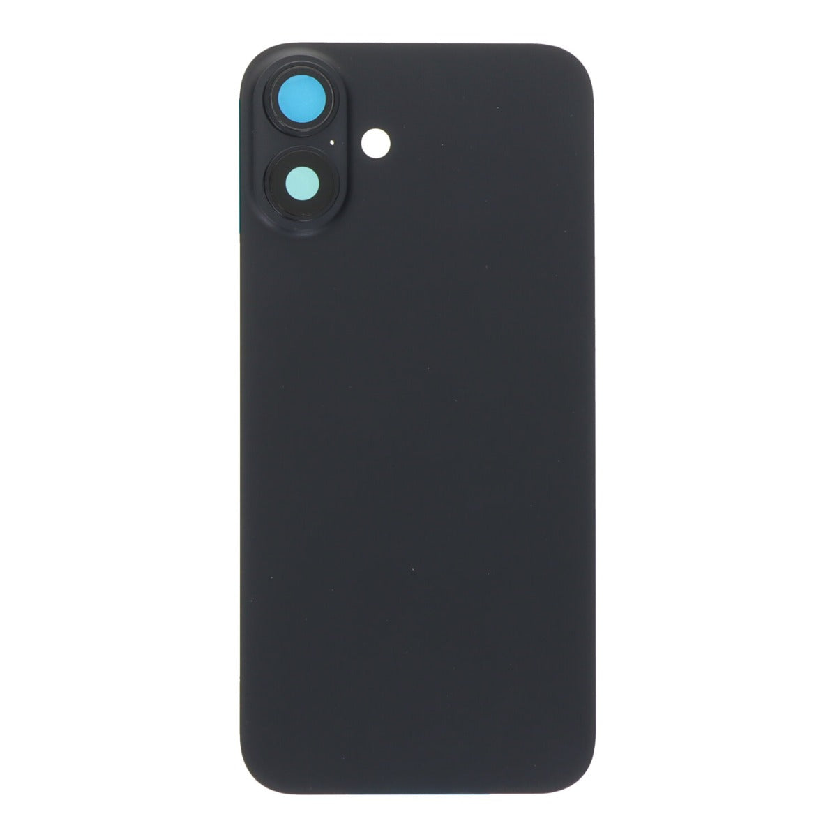 Back cover - achterkant iPhone 16 Plus met cameralenzen en MagSafe magneetring zwart