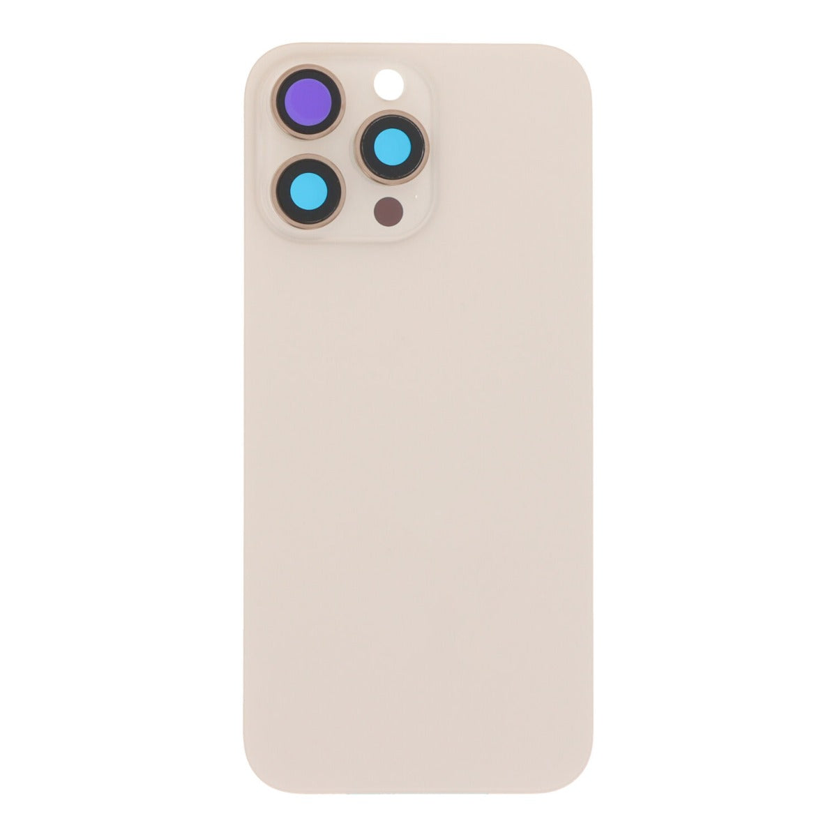 Back cover - achterkant iPhone 16 Pro Max met cameralenzen en MagSafe magneetring beige