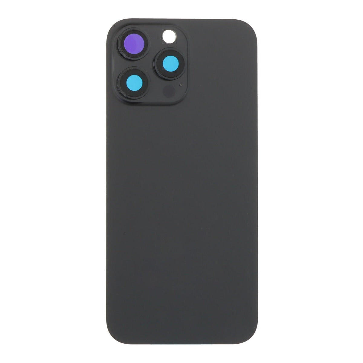 Back cover - achterkant iPhone 16 Pro Max met cameralenzen en MagSafe magneetring zwart