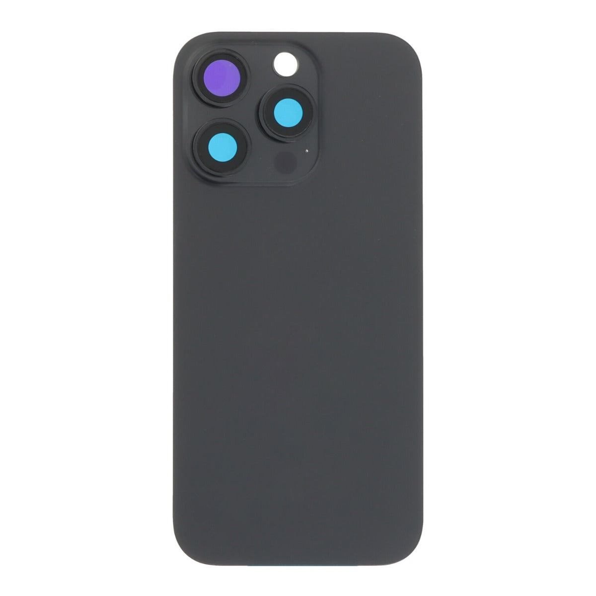 Back cover - achterkant iPhone 16 Pro met cameralenzen en MagSafe magneetring zwart