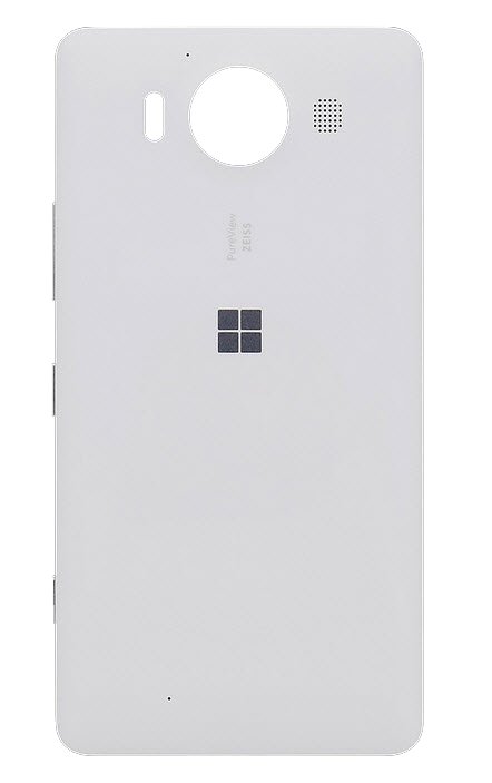 Back cover - achterkant Microsoft Lumia 950 wit