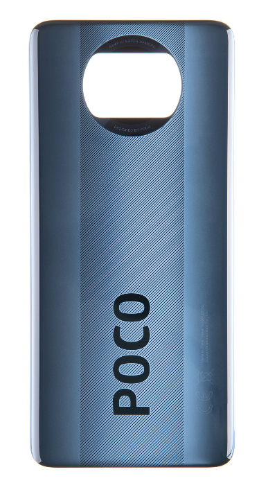 Back cover - achterkant Xiaomi Poco X3 zwart
