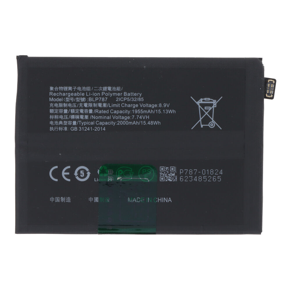 Batterij BLP787 geschikt voor OPPO Reno4 Pro 5G