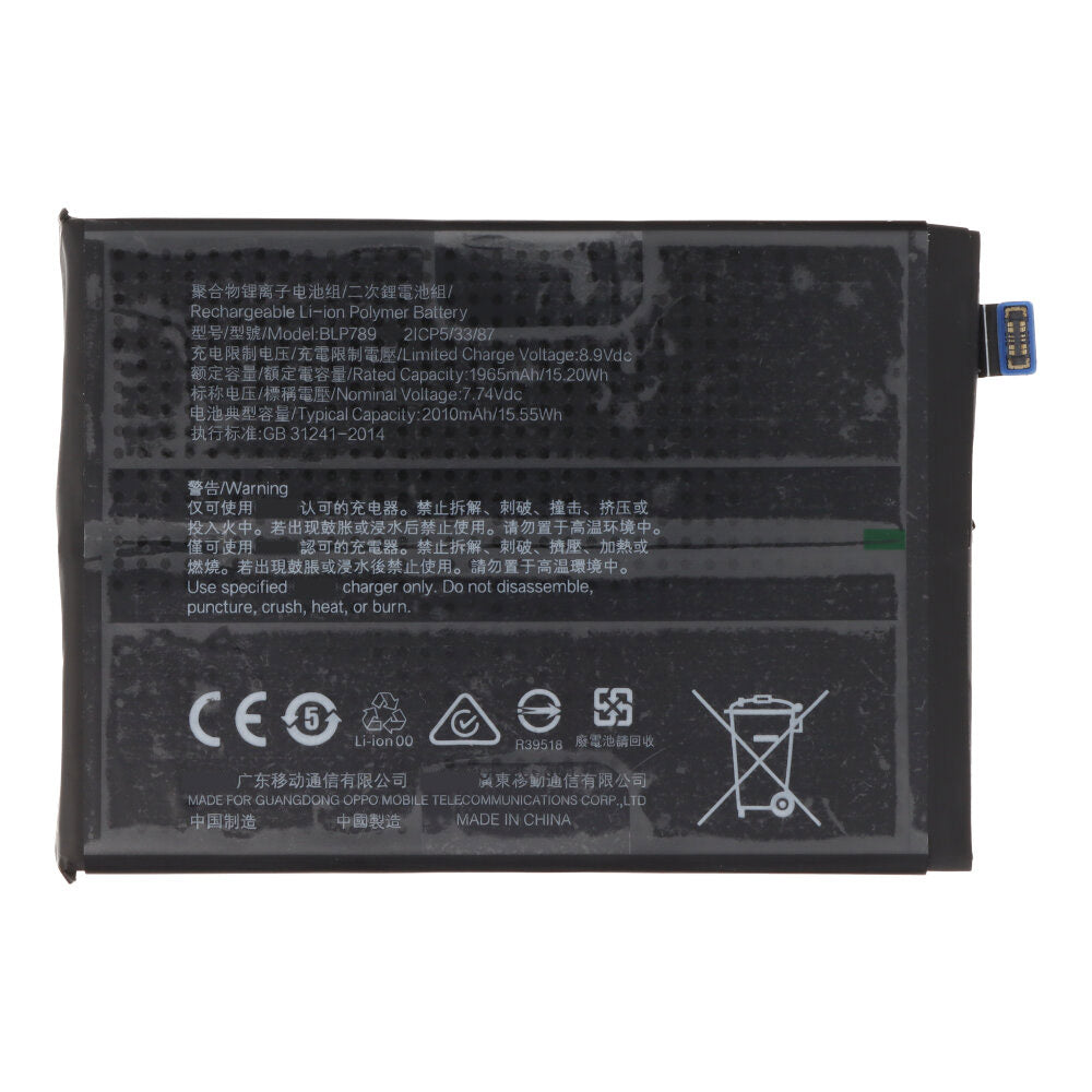 Batterij BLP789 geschikt voor OPPO Reno4 5G