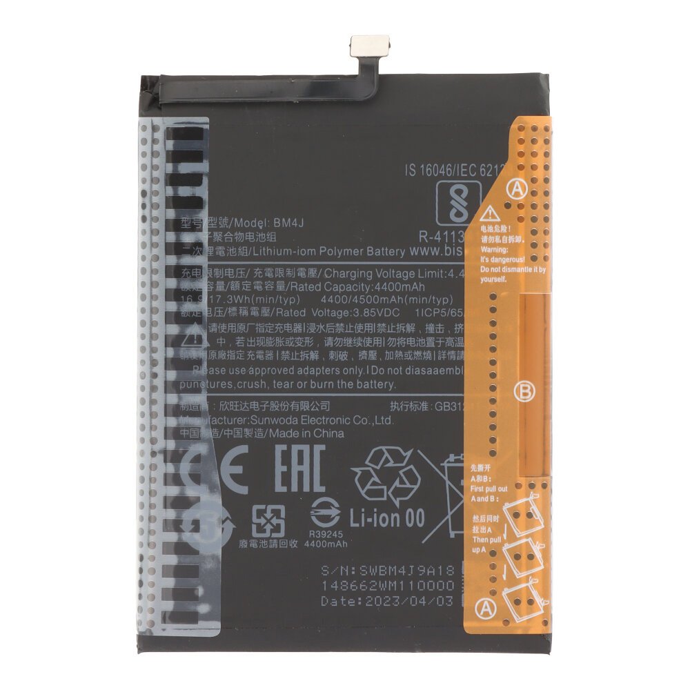 Batterij BM4J 4500 mAh geschikt voor Xiaomi Redmi Note 8 Pro