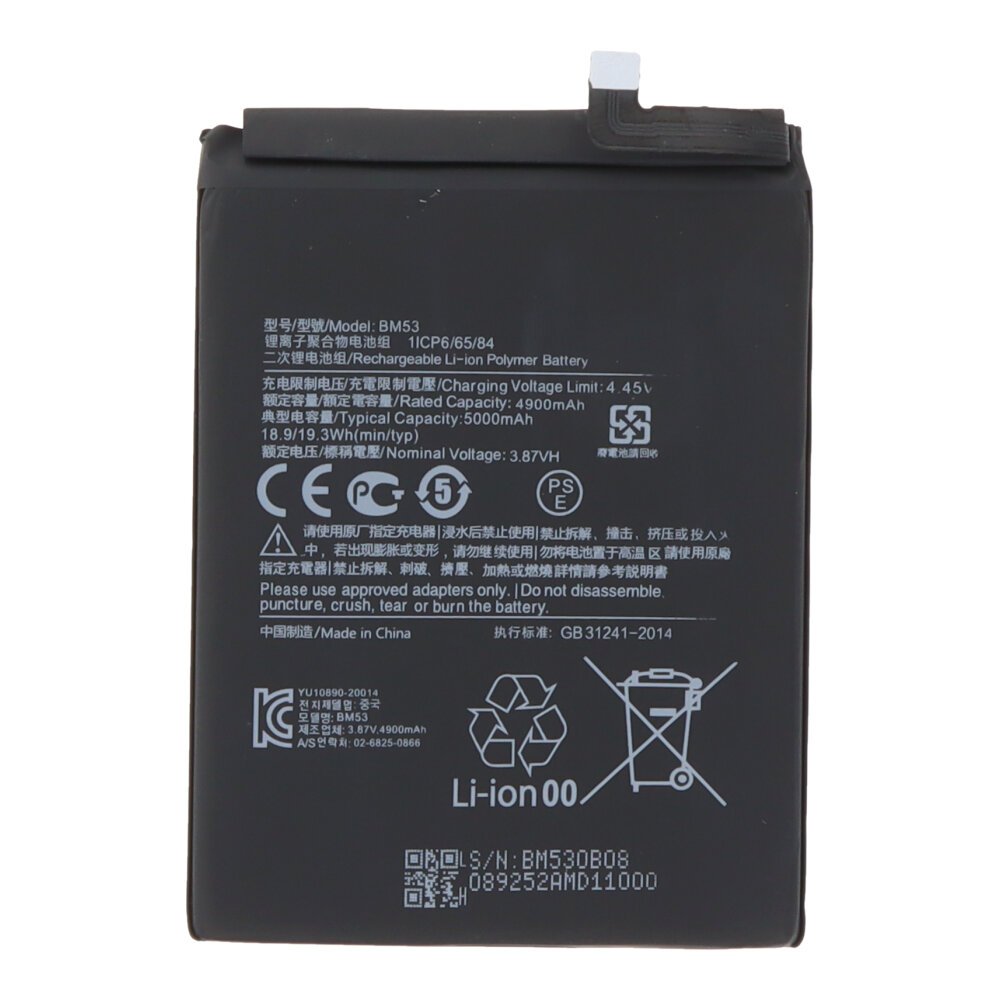 Batterij BM53 5000 mAh geschikt voor Xiaomi Mi 10T/10T Pro