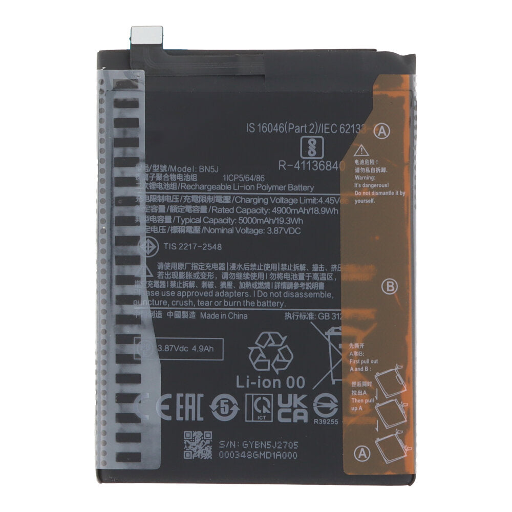 Batterij BN5J geschikt voor Xiaomi Redmi Note 12 5G/Poco X5