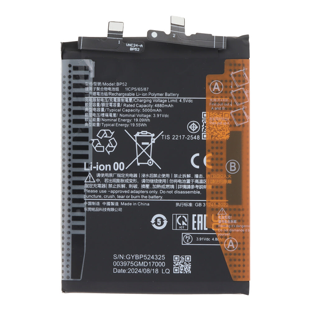 Batterij BP52 geschikt voor Xiaomi Poco F6