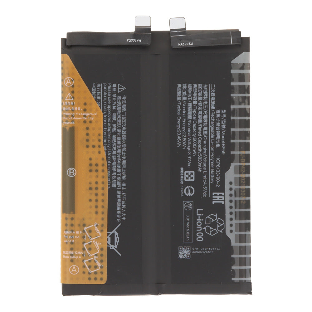 Batterij BP59 geschikt voor Xiaomi Poco F7 Pro
