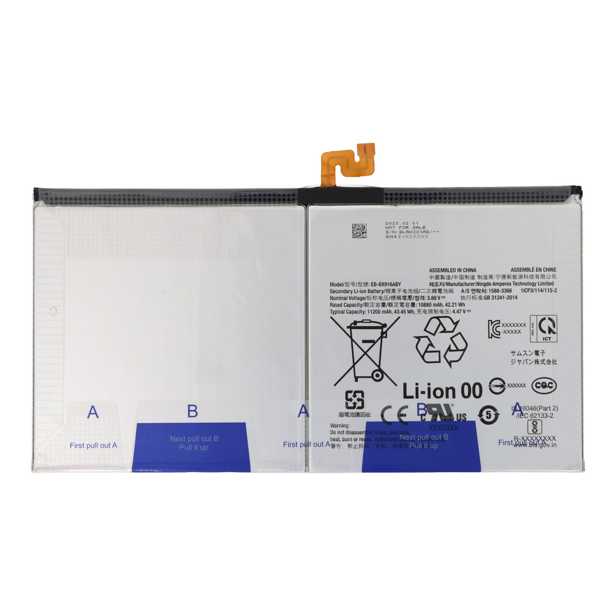 Batterij EB-BX916ABY geschikt voor Samsung Galaxy Tab S9 Ultra