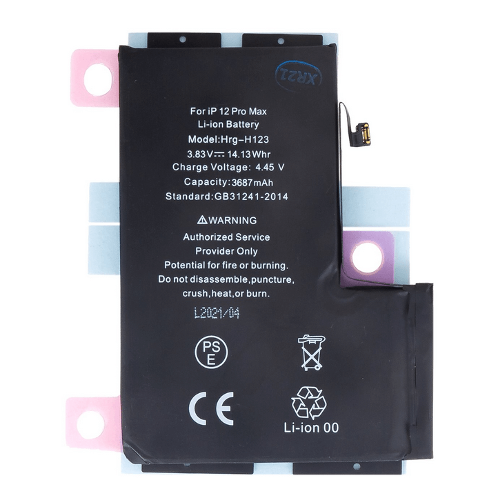 Batterij geschikt voor de Apple iPhone 12 Pro Max 3687 mAh (OEM)