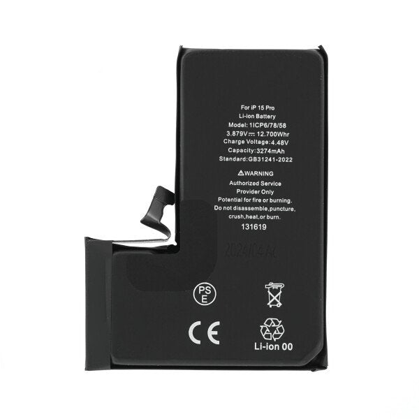 Batterij geschikt voor de Apple iPhone 15 Pro 3274 mAh (OEM)