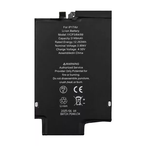 Batterij geschikt voor iPhone 17 Air 3561mAh Li-Ion (OEM)