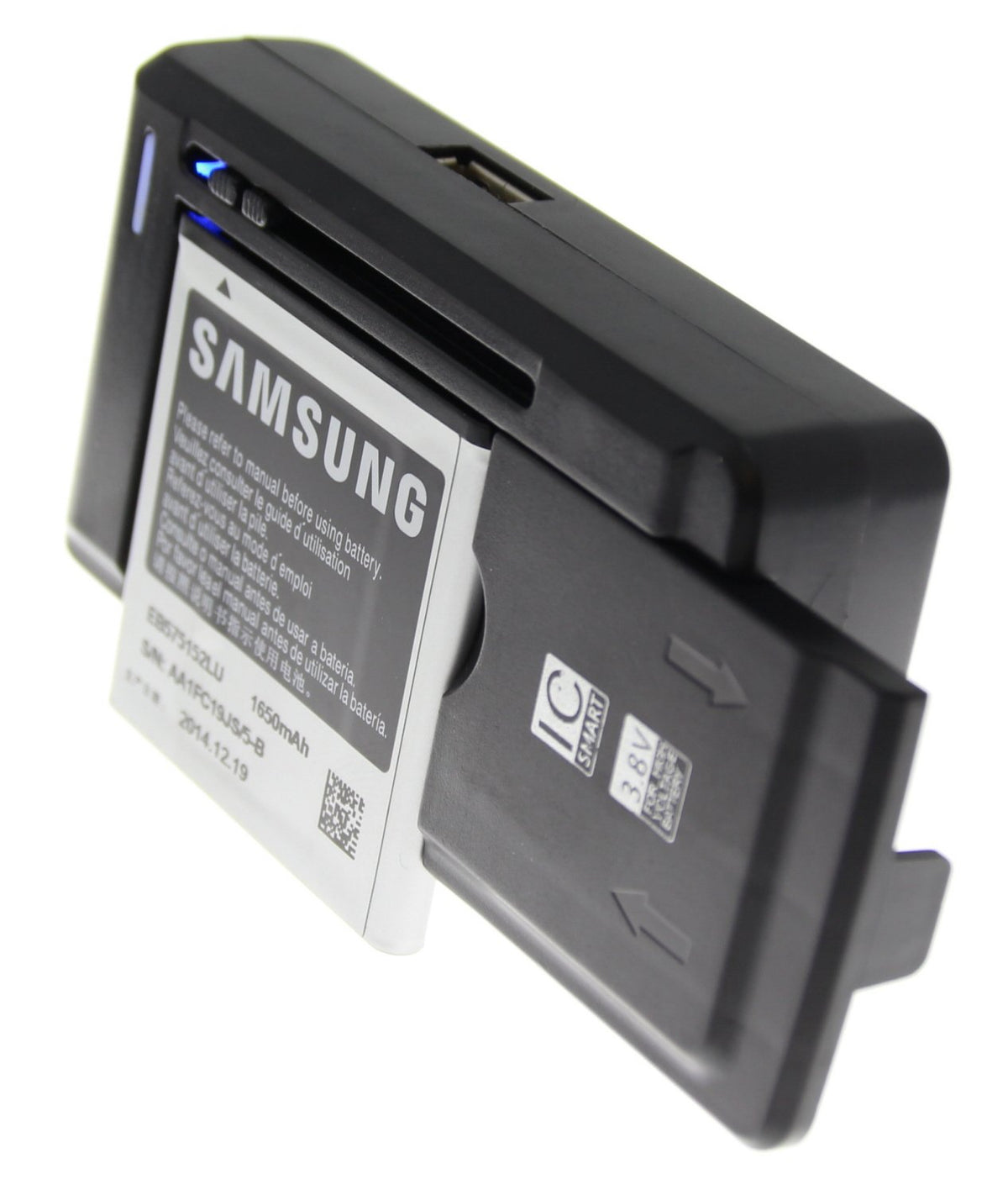 Universele accu oplader met USB poort