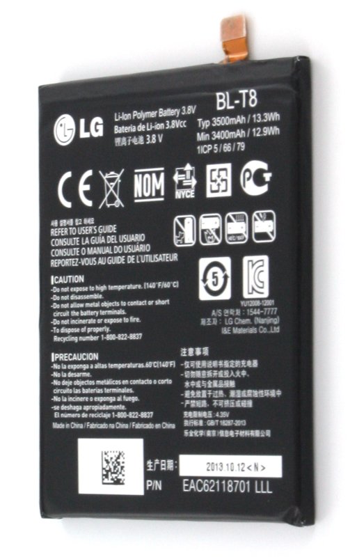 LG batterij BL-T8 3500 mAh Origineel