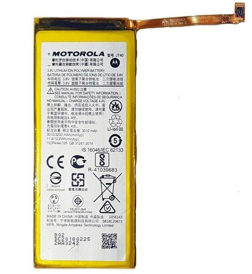 Batterij Motorola Moto G6 Plus - JT40 - 3200mAh