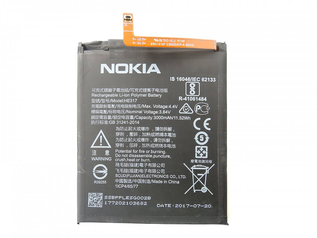 Batterij Nokia 6 - HE317 - 3000mAh