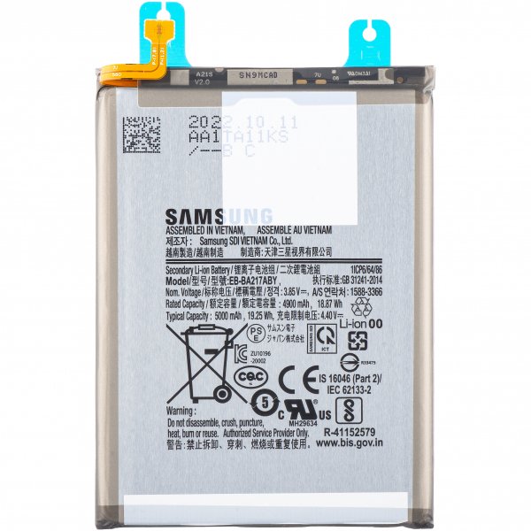 Batterij Samsung EB-BA217ABY 5000mAh SM-A125/A127/A135/A137/A217 Galaxy A12/A13/A21s/A04s GH82-22989A (Service Pack)