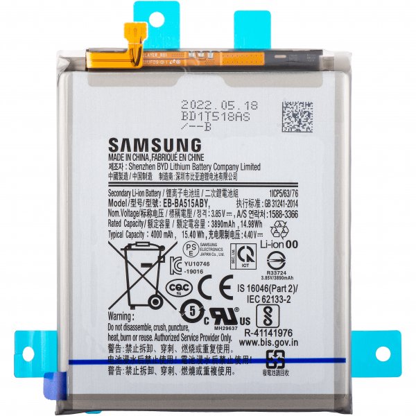 Batterij Samsung EB-BA515ABY 4000 mAh SM-A515F Galaxy A51 GH82-21668A (Service Pack)