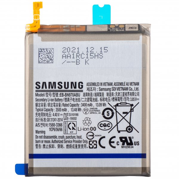 Batterij Samsung EB-BN970ABU 3500 mAh SM-N970F Galaxy Note 10 GH82-20813A (Service Pack)