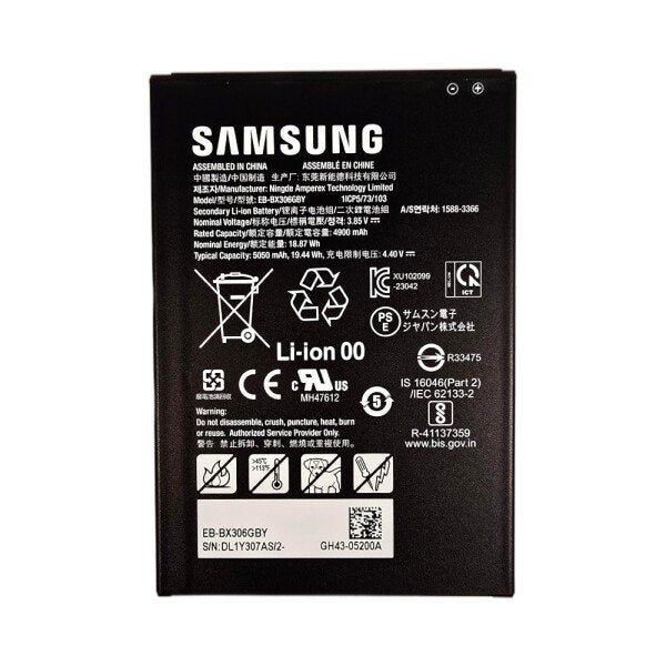 Batterij Samsung EB-BX306GBY SM-X300/X306 Galaxy Tab Active5 (Wi-Fi/5G) GH43-05200A (Service Pack)