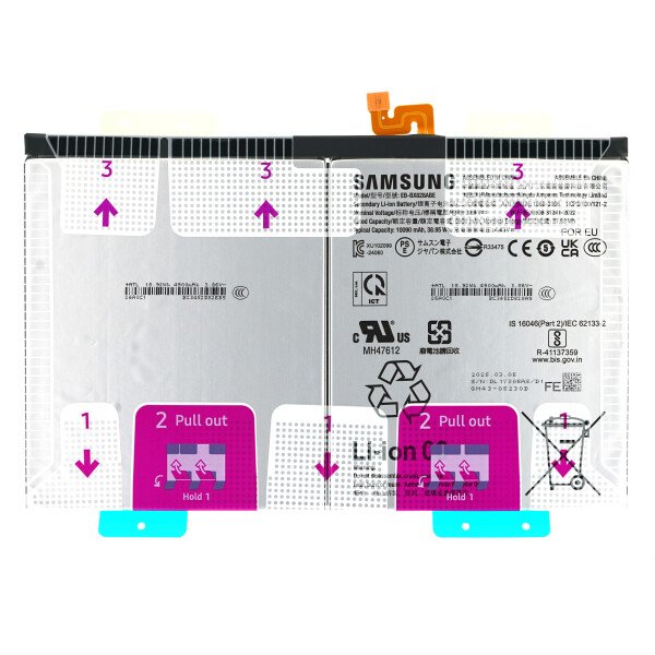 Batterij Samsung EB-BX828ABE Galaxy Tab S10 FE+(Wi-Fi/5G) GH82-37171A (Service Pack)