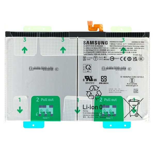 Batterij Samsung EB-BX828ABE Galaxy Tab S10+ (Wi-Fi/5G) GH82-35927A (Service Pack)