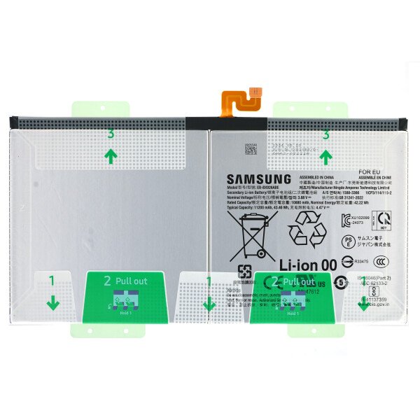 Batterij Samsung EB-BX926ABE Galaxy Tab S10 Ultra (Wi-Fi/5G) GH82-35940A (Service Pack)