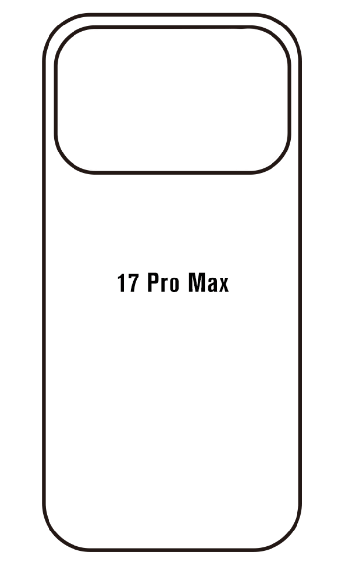 Beschermfolie achterkant Apple iPhone 17 Pro Max
