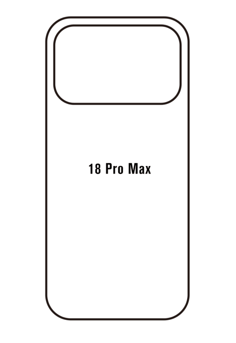 Beschermfolie achterkant Apple iPhone 18 Pro Max