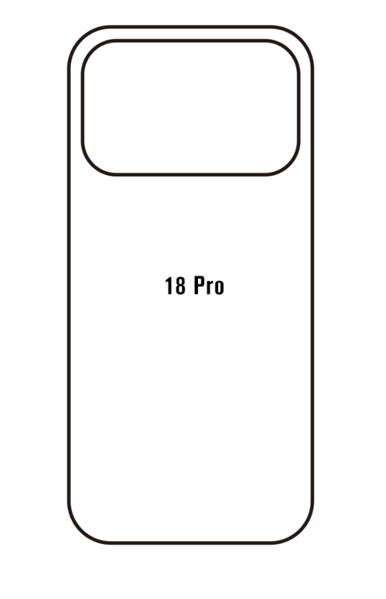 Beschermfolie achterkant Apple iPhone 18 Pro